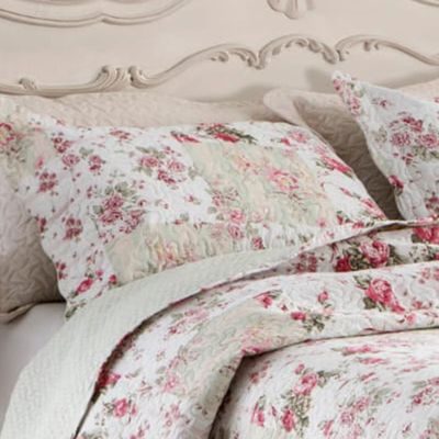 Kit Cobre Leito Colcha Queen Boutex Dupla Face - Toquio