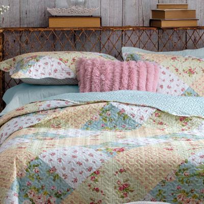 Kit Cobre Leito Colcha Queen Boutex Dupla Face - Canada