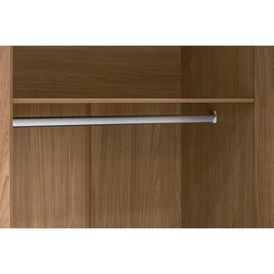 Guarda Roupa +Cômoda 2 Peças QC308 Jatoba/Areia - Santos Andirá