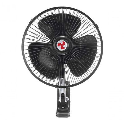 Kit 2 Mini Ventilador Veicular Carro Ônibus Caminhão De 20cm
