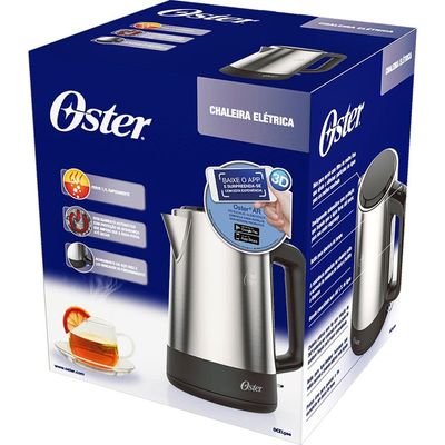 Chaleira Elétrica Oster OCEL550 1,7L - Inox Inox / 220