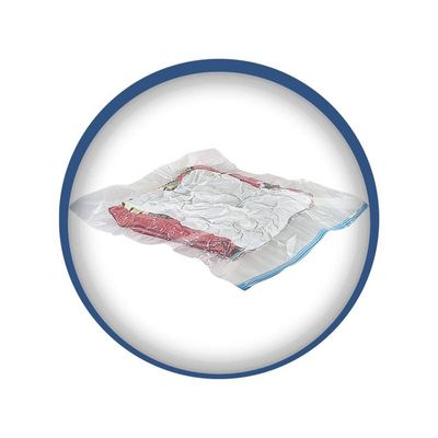 Kit 06 Saco Organizador a Vácuo Transparente G 70cmx100cm