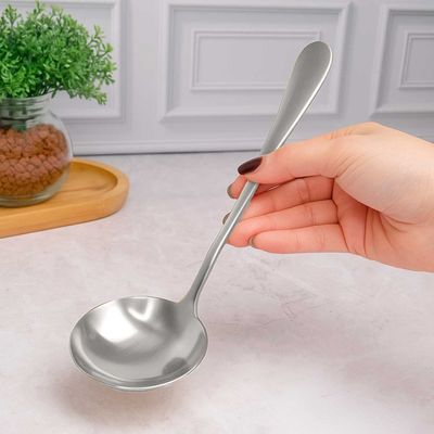 Concha Aço Inox Servir Molhos Sopas Caldos 19cm Jogo 3un