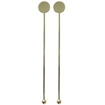 Conjunto de Misturador para Drinks Fracalanza 26281 em Aço Inox Dourado - 2 Peças