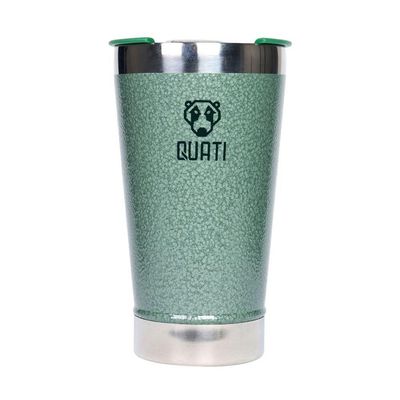 Copo Térmico Quati Com Abridor 473Ml Verde - Cva473