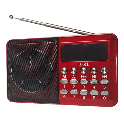 Rádio Portátil Digital Fm Bluetooth Usb Recarregável mgl