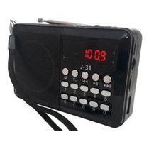 Rádio Portátil Digital Fm Bluetooth Usb Recarregável mgl