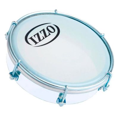Tamborim Izzo de 6 Polegadas C/ Pele Leitosa Branco  - AC3130