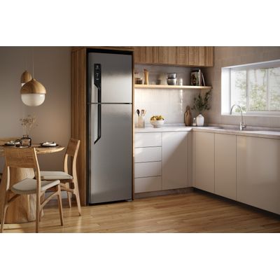 Geladeira Electrolux Frost Free com AutoSense 480L Efficient Duplex Inox Look (TF71S) 127V