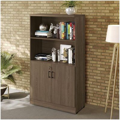 Armário Estante 2 Portas Com Chave Versatile Munique 91cm