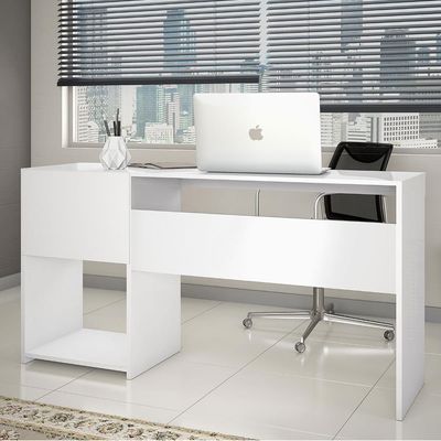 Escritório Compacto 2 Peças Office Branco