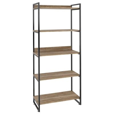 Estante Livreiro 80Cm 5 Prateleiras Carvalho