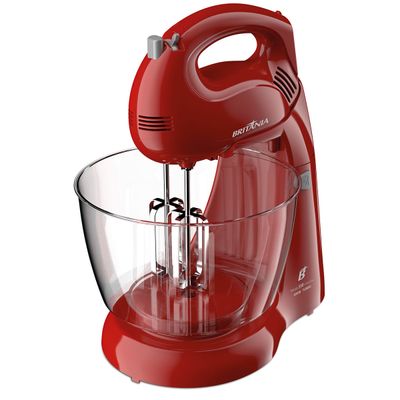 Batedeira Britânia Perola 550 Cristal Duo Turbo 2 Tigelas 500W 127V