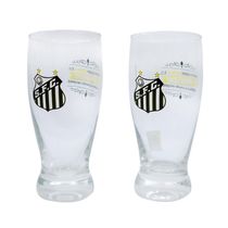 Jogo Com 2 Copos de Vidro Santos Lager 350ml