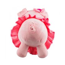 Porquinha de Pelúcia com Saia Rosa 29cm