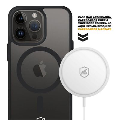 Capa MagSafe para iPhone 14 Pro - Preta - Gshield