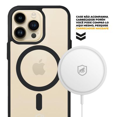 Capa MagSafe para iPhone 14 Pro Max - Preta - Gshield