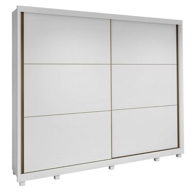 Guarda Roupa Easy Max 2 Portas Sem Espelho Branco Lopas