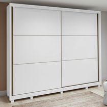 Guarda Roupa Easy Max 2 Portas Sem Espelho Branco Lopas
