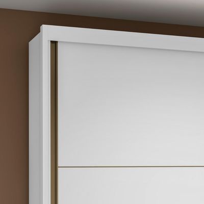 Guarda Roupa Easy Max 2 Portas Sem Espelho Branco Lopas