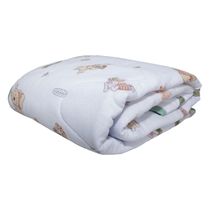 Edredom KazzaVip Baby Malha 100% Algodão Berço Americano Estampado Ursinho Pooh Branco