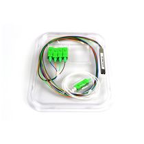 Cabo Optico EVUS Splitter PLC 1X4 SC/ APC 1M G657A1