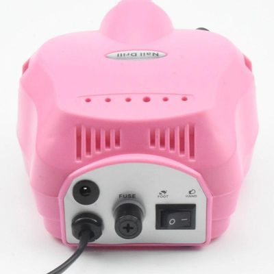 Motor Lixadeira Manicure Pedicure Ferramenta Lixa Eletrica Rosa