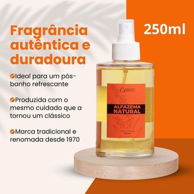 Kit 2 Colônias Alfazema Natural Garrão - 250ml