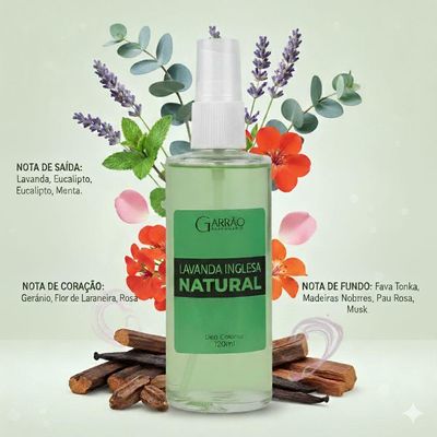 Kit 2 Colônias Lavanda Inglesa Natural Garrão - 120ml E 250ml