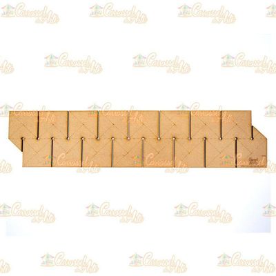 Régua Para Barrado Duplo Quadrado P