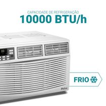Ar-Condicionado Janela 10000BTUs Philco Ciclo Frio PAJ10FH