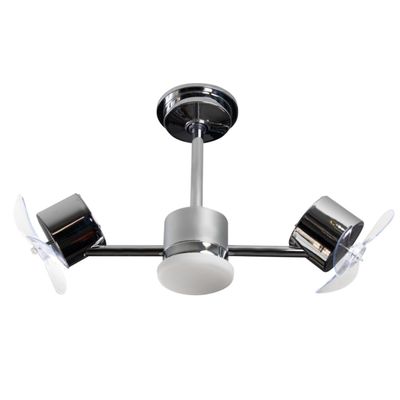 Ventilador de Teto Treviso Infinit LED Cromado Contrl Remoto