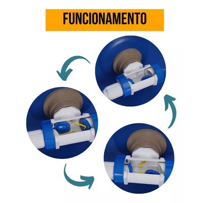 Válvula Alternadora De Pressão Para Caixas D'água Blukit Cor:Branco