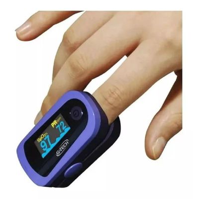 Oxímetro de pulso para dedo G-Tech OXIOLCM roxo