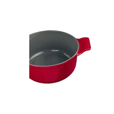 Caçarola Vermelha Antiaderente em Cerâmica Javali AA 24cm