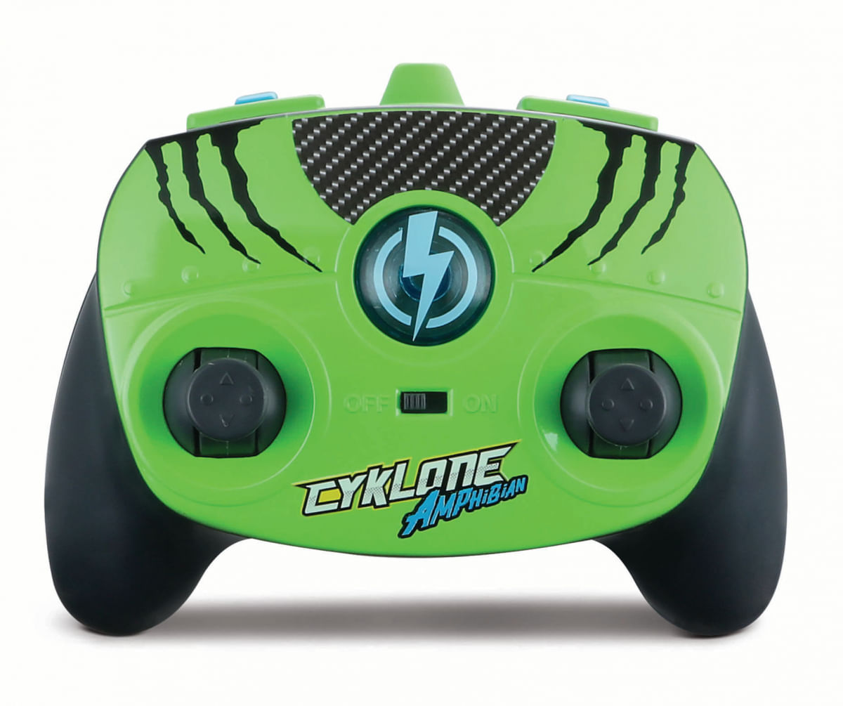 Carro Controle Remoto Cyclone Amphibian Verde Maisto 82093
