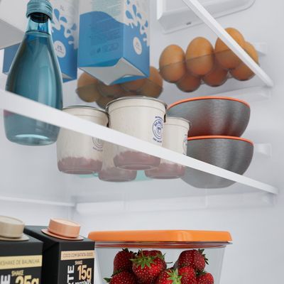 Geladeira Brastemp BRM46MB Frost Free 385L Duplex Xpert Inverter Painel Eletrônico Branco Branco / 220