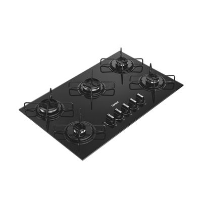 Cooktop 5 Bocas Consul CD075BE Mesa de Vidro