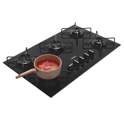 Cooktop 5 Bocas Consul CD075BE Mesa de Vidro