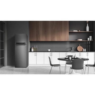 Geladeira Midea Frost Free Duplex 394L Inverter Inox Inox / 110