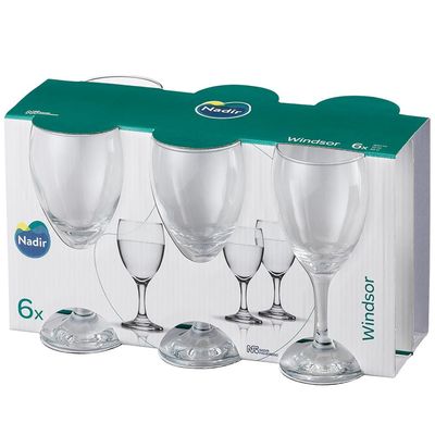 Conjunto de Taças para Água Nadir Windsor 300 ml – 6 Peças