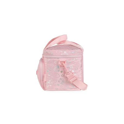 Lancheira Térmica Feminina Stitch & Angel Rosa Claro U / Rosa claro