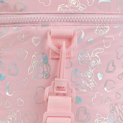 Lancheira Térmica Feminina Stitch & Angel Rosa Claro U / Rosa claro
