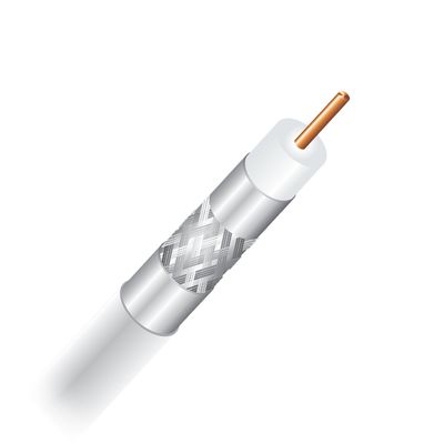 Cabo Coaxial Cabletech RGE-06 TSNET BCO 305M 802216000T00CB2