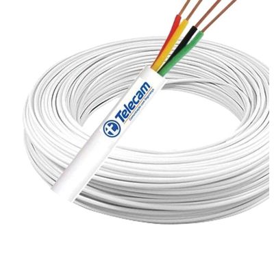 Cabo Alarme Telecam 100 Metros 50 X 10 Vias CCA Liga Cobre