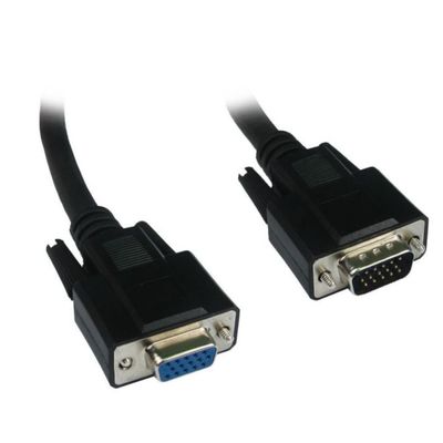 Cabo Monitor VGA NWT HD15M X HD15F 1.8M Preto com Filtro
