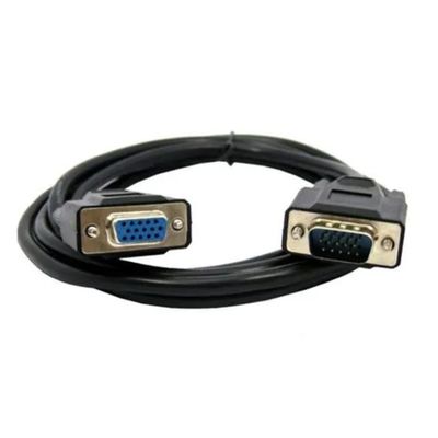 Cabo Monitor VGA NWT HD15M X HD15F 1.8M Preto com Filtro
