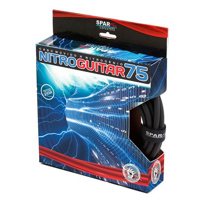 Cabo de Guitarra Sparflex Nitro 100 PLUG Noiseless 7 Metros Preto