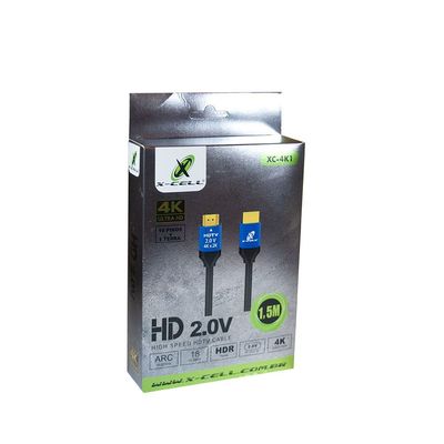 Cabo HDMI 2.0V 1.5 Metros MOD. XC-4K1