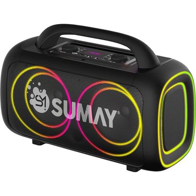 Caixa de Som Sumay CSP1318 Powerblack 150W Bluetooth Preta